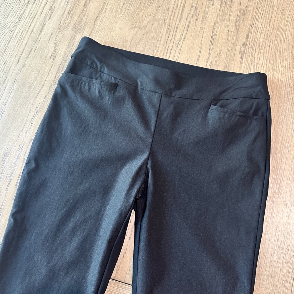 Chico’s Basic Slit Ankle Pants Size 2P Black - Picture 2 of 11